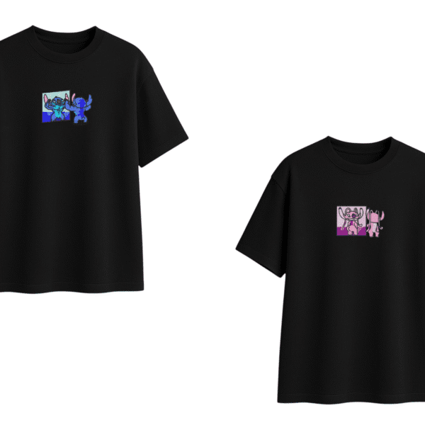 Remeras Dúo Ángela & Stitch